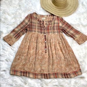 Tracy Porter Chelsea Weekend Tunic Paisley & Plaid